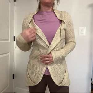 Animal Women's Cream Knit Cardigan